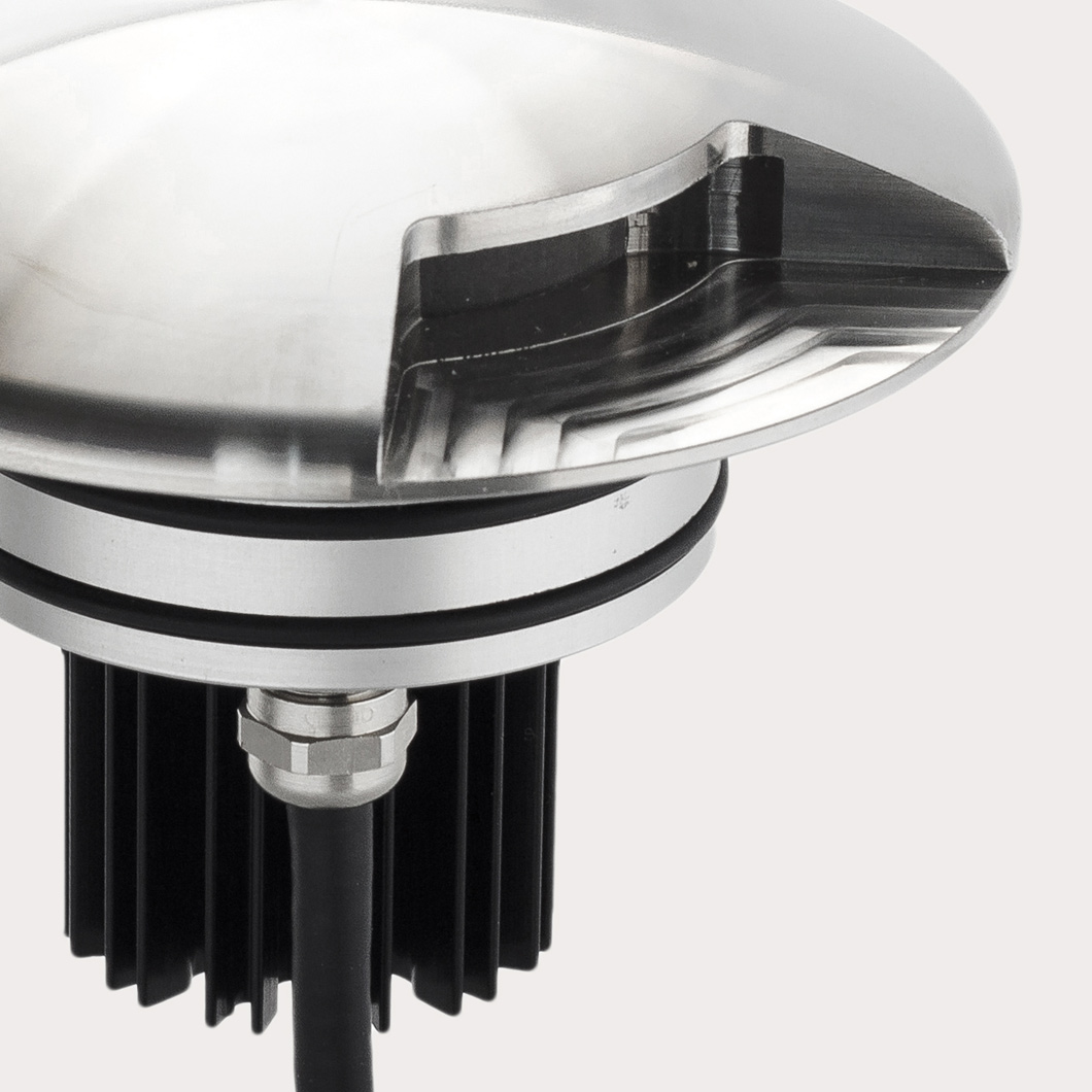 LLD Bia Maxi Round Dual Emission Outdoor IP67 LED Recessed Path Light| Image:1