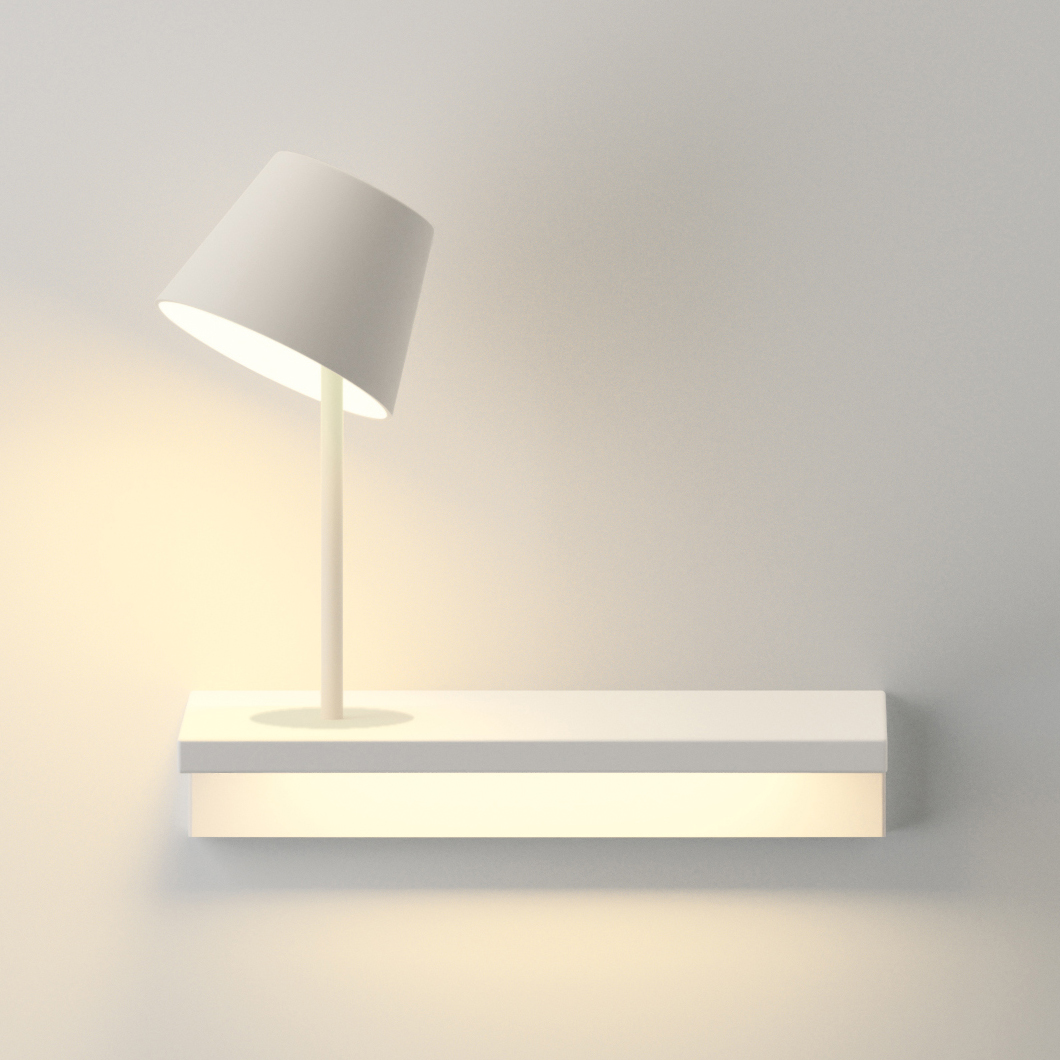 Vibia Suite Shelf Wall Light| Image:3