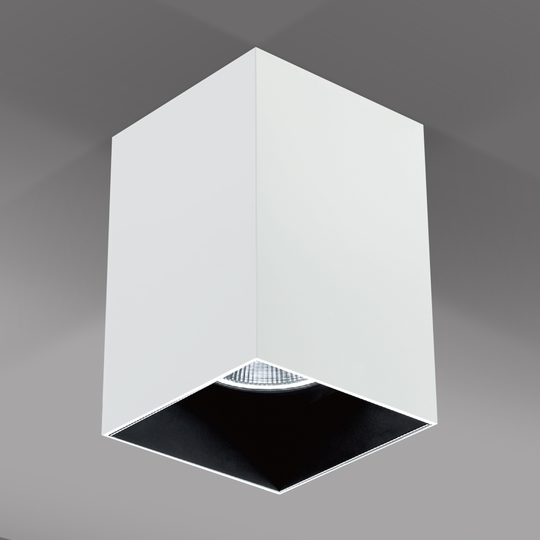 OUTLET Darklight Bellona 100 White 20W Surface Mounted Spot Light| Image:0