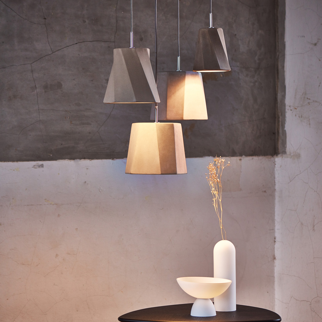 OUTLET Seed Design Castle Swing S Concrete Pendant - Next Day Delivery| Image:2