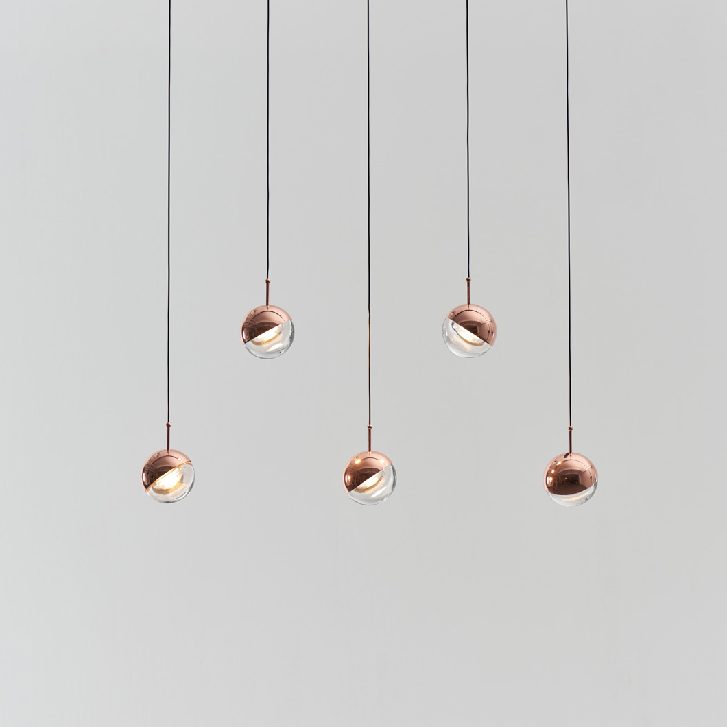 OUTLET Seed Design Dora PL5 LED Copper Pendant