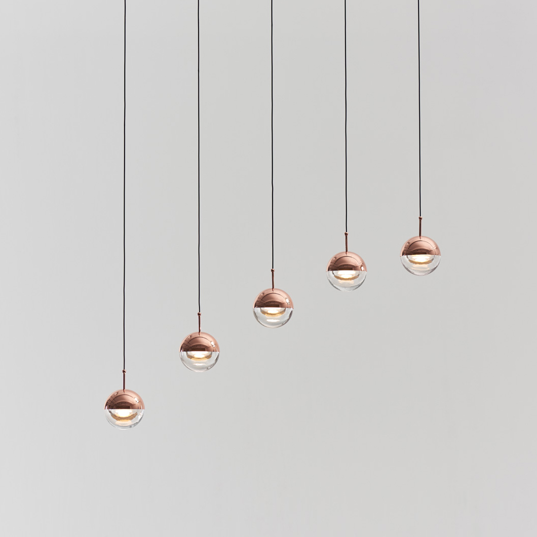 OUTLET Seed Design Dora PL5 LED Copper Pendant| Image:0
