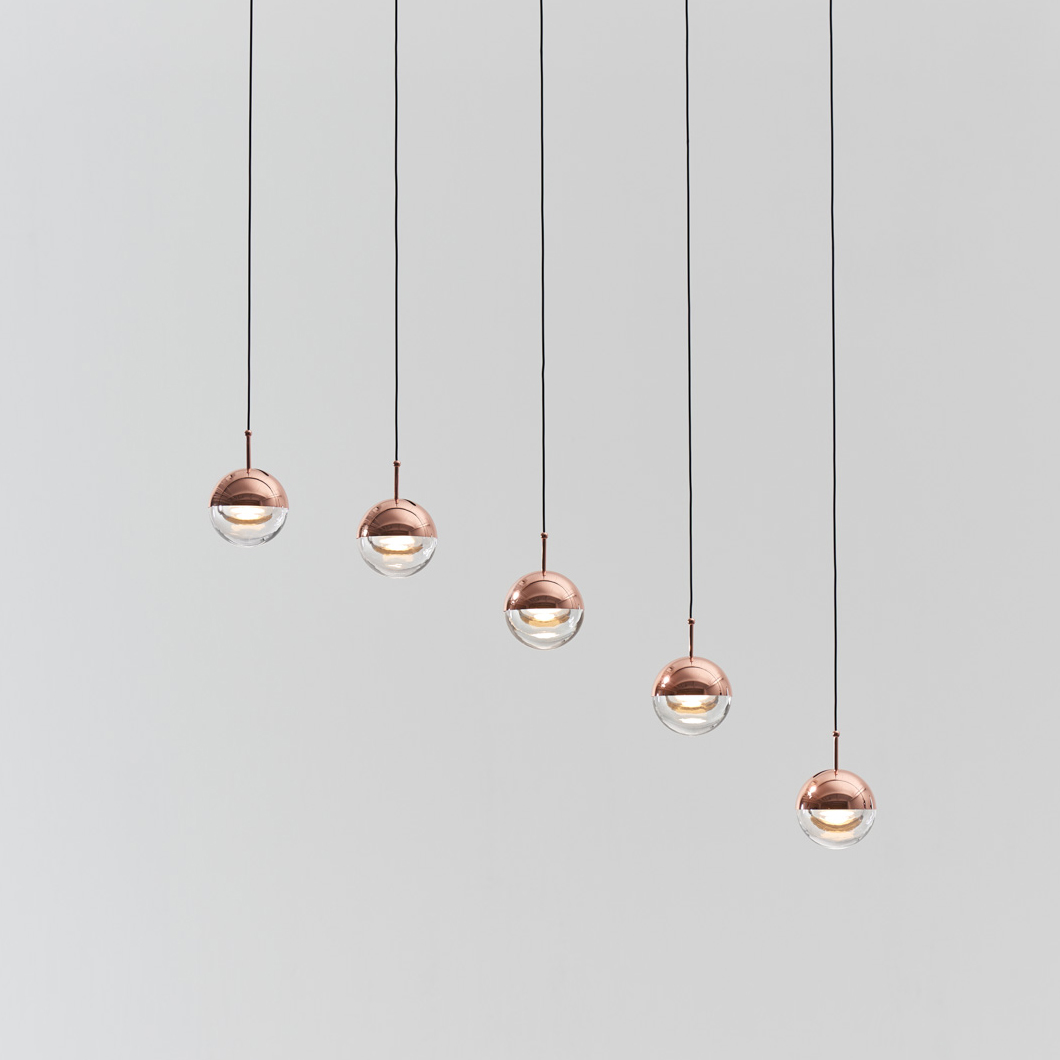 OUTLET Seed Design Dora PL5 LED Copper Pendant| Image:1