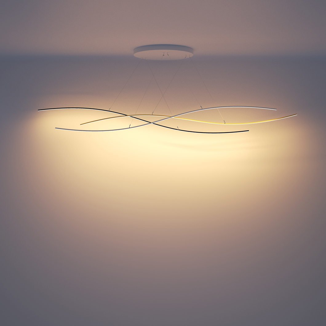 Henri Bursztyn _WARP1 LED Pendant With Ceiling Plate| Image : 1