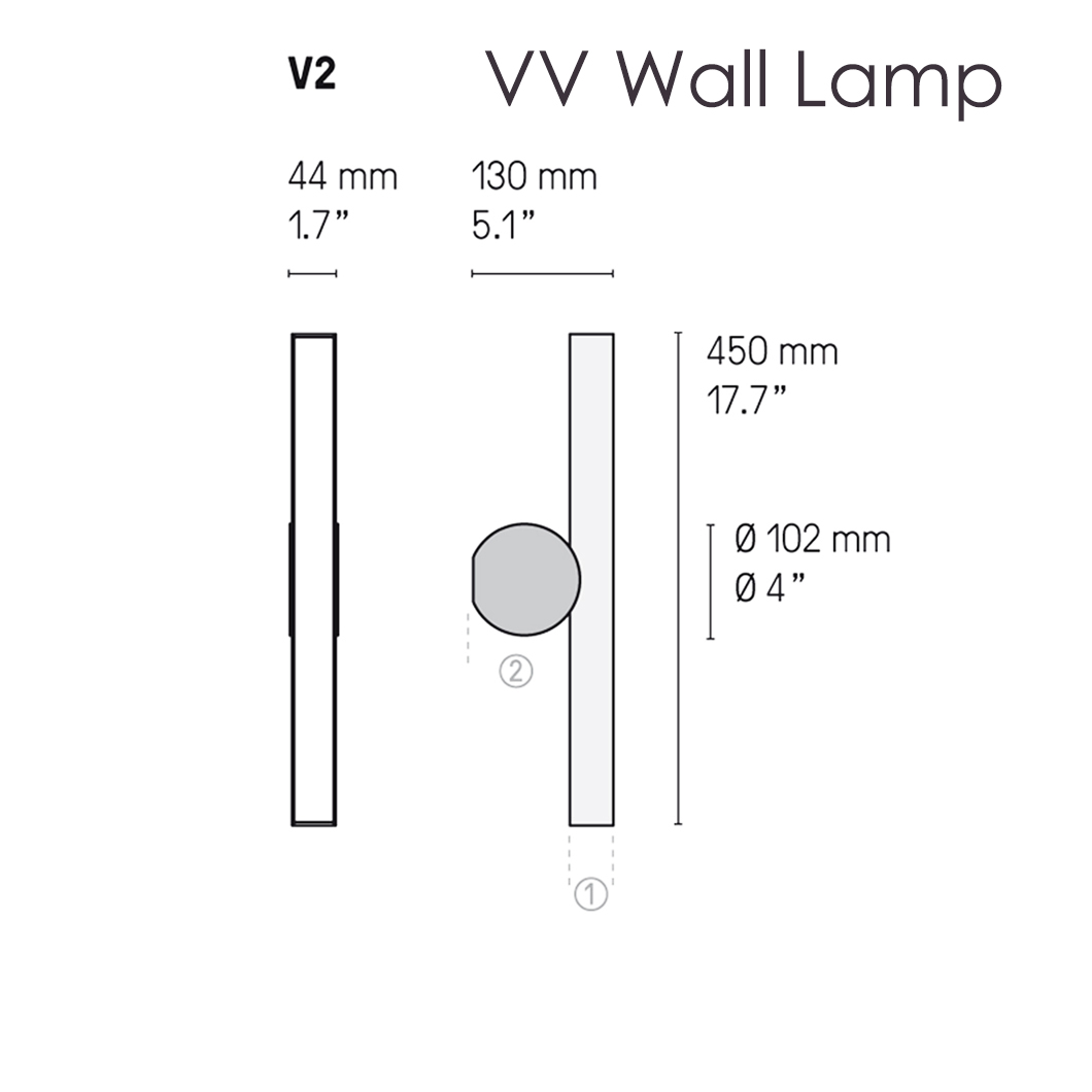 CVL Luminaires Calé(e) LED Wall Light| Image:7