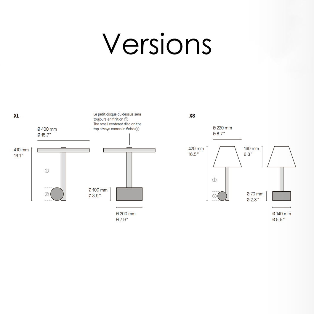CVL Luminaires Calé(e) LED XS Table Lamp| Image:4