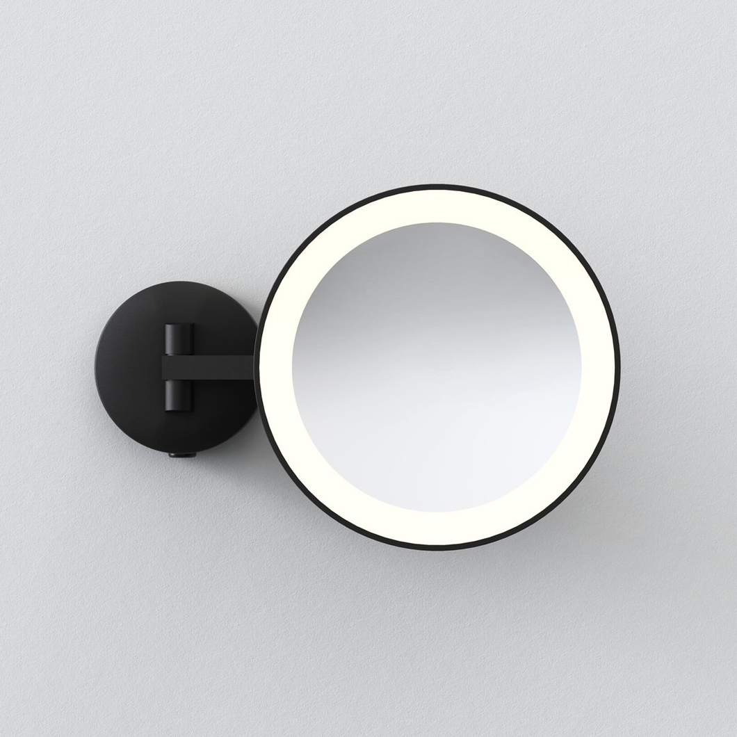 OUTLET Astro Light Mascali Round Adjustable LED Black Wall Light| Image:0