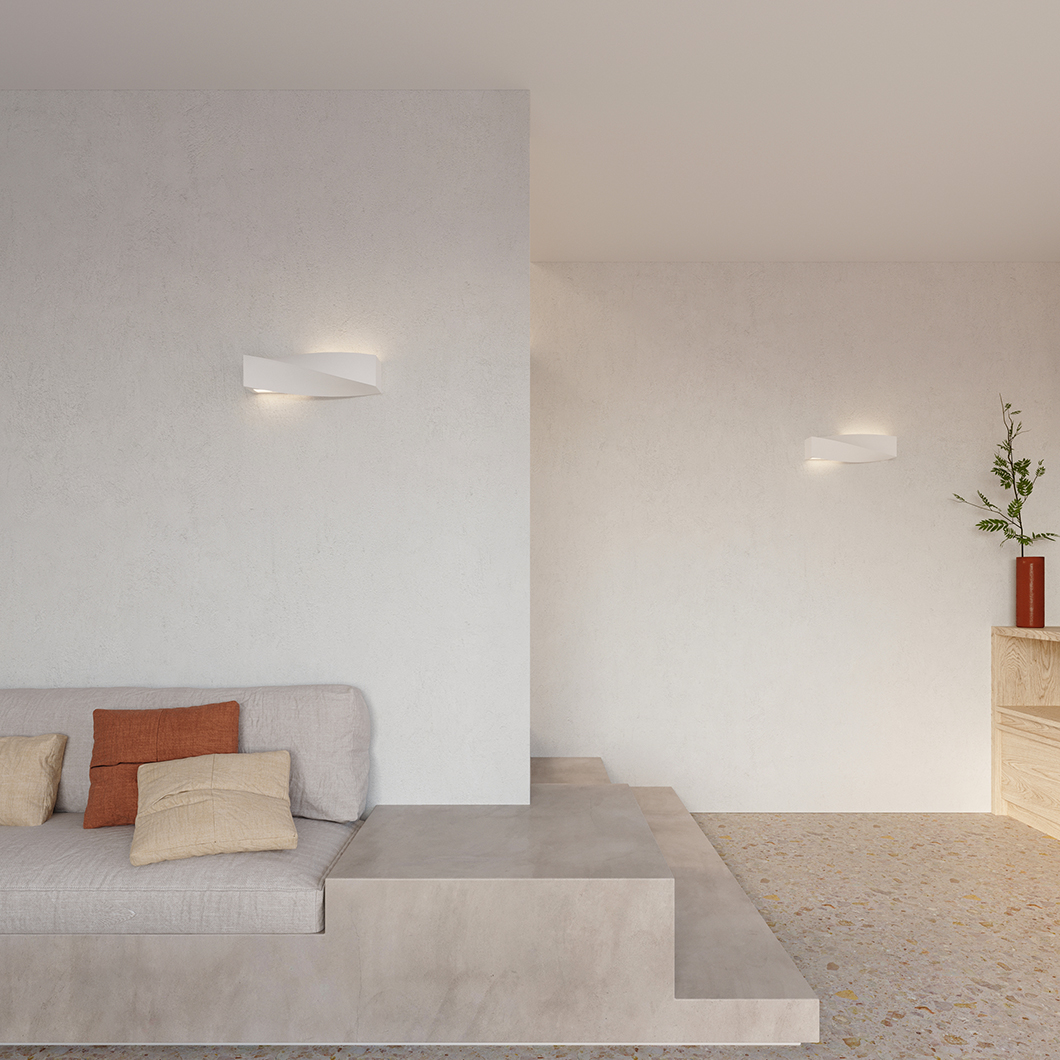 Raw Design Warp Ceramic Dual Emission Wall Light| Image:8
