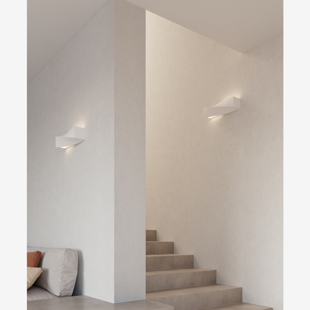 Raw Design Warp Ceramic Dual Emission Wall Light| Image:11