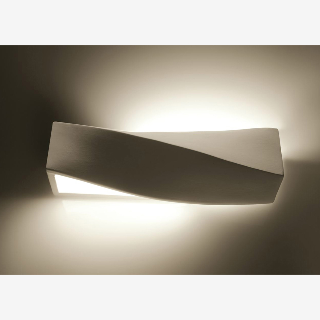 Raw Design Warp Ceramic Dual Emission Wall Light| Image:12