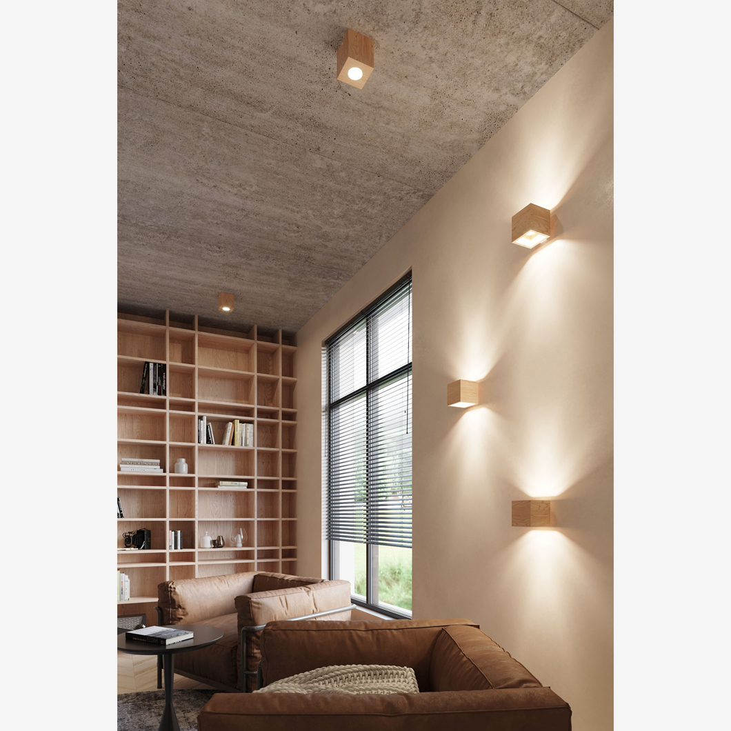 Raw Design Tetra Dual Emission Wall Light - Next Day Delivery| Image:22