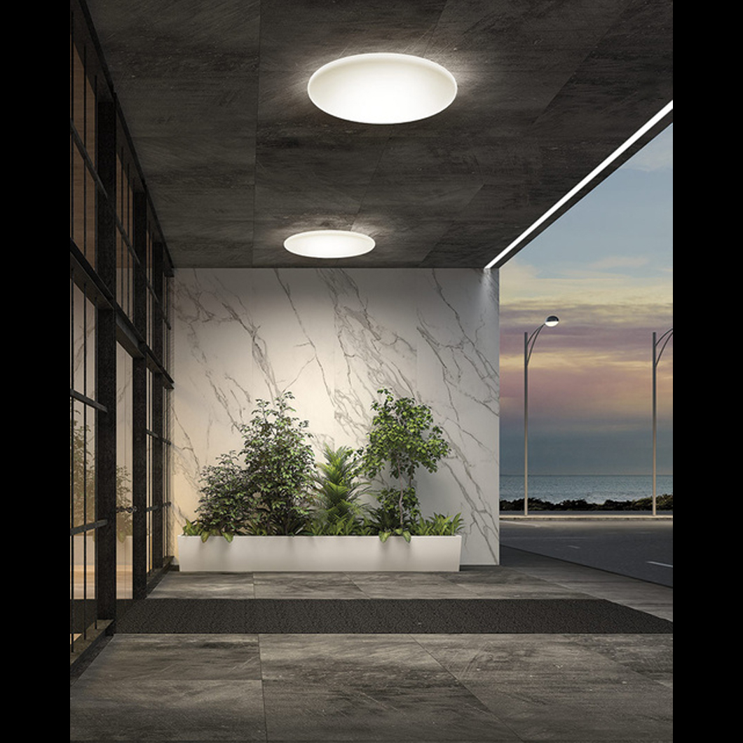 Dub Luce Lunar IP65 LED Commercial Outdoor Ceiling Light| Image:1