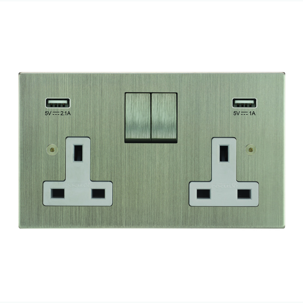 Focus SB Horizon Square Switched Socket Outlets| Image:3