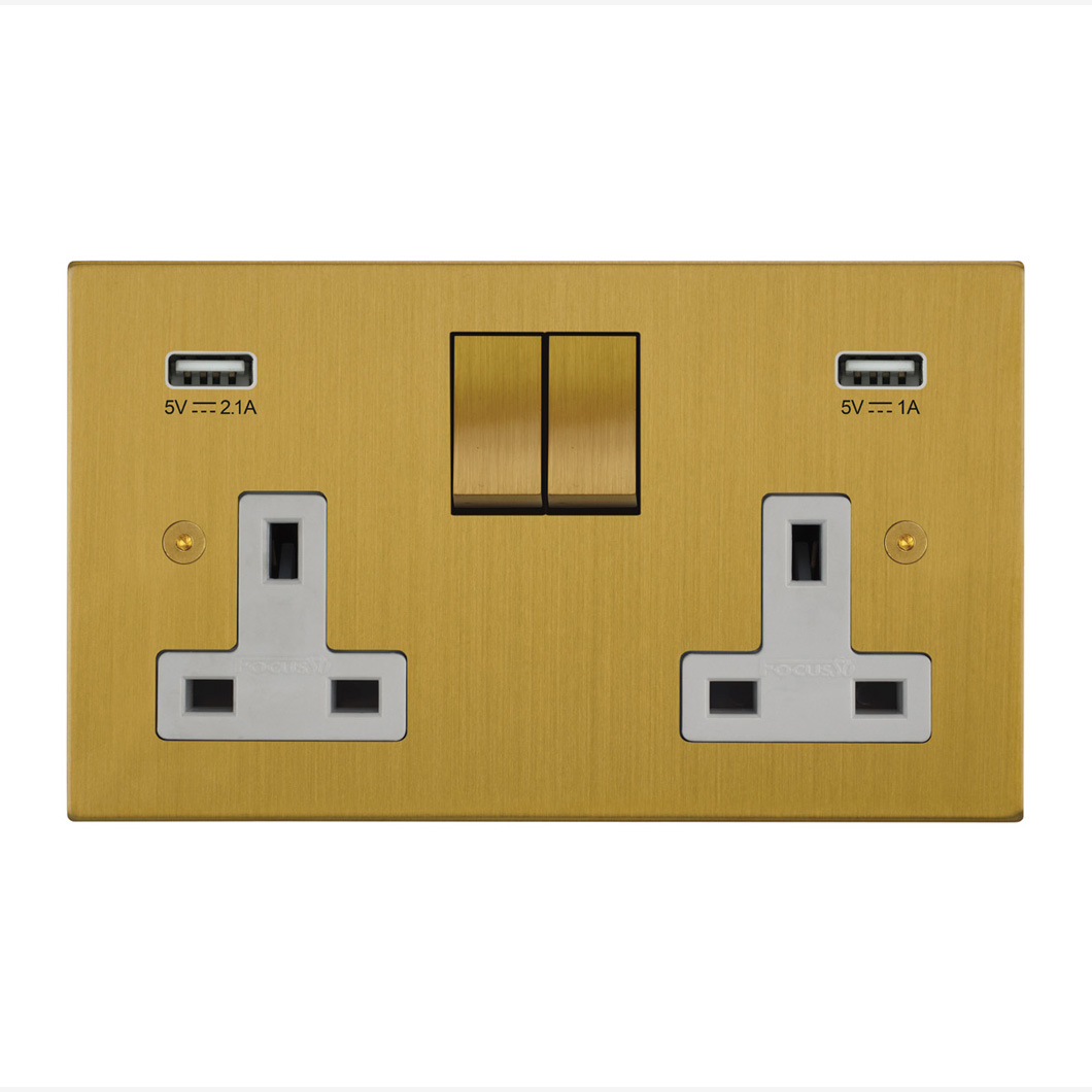Focus SB Horizon Square Switched Socket Outlets| Image:0