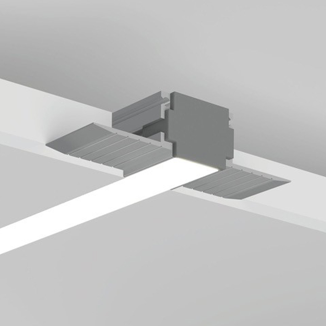 DLD L12 Linear LED Aluminium Plaster Profile - Next Day Delivery| Image : 1