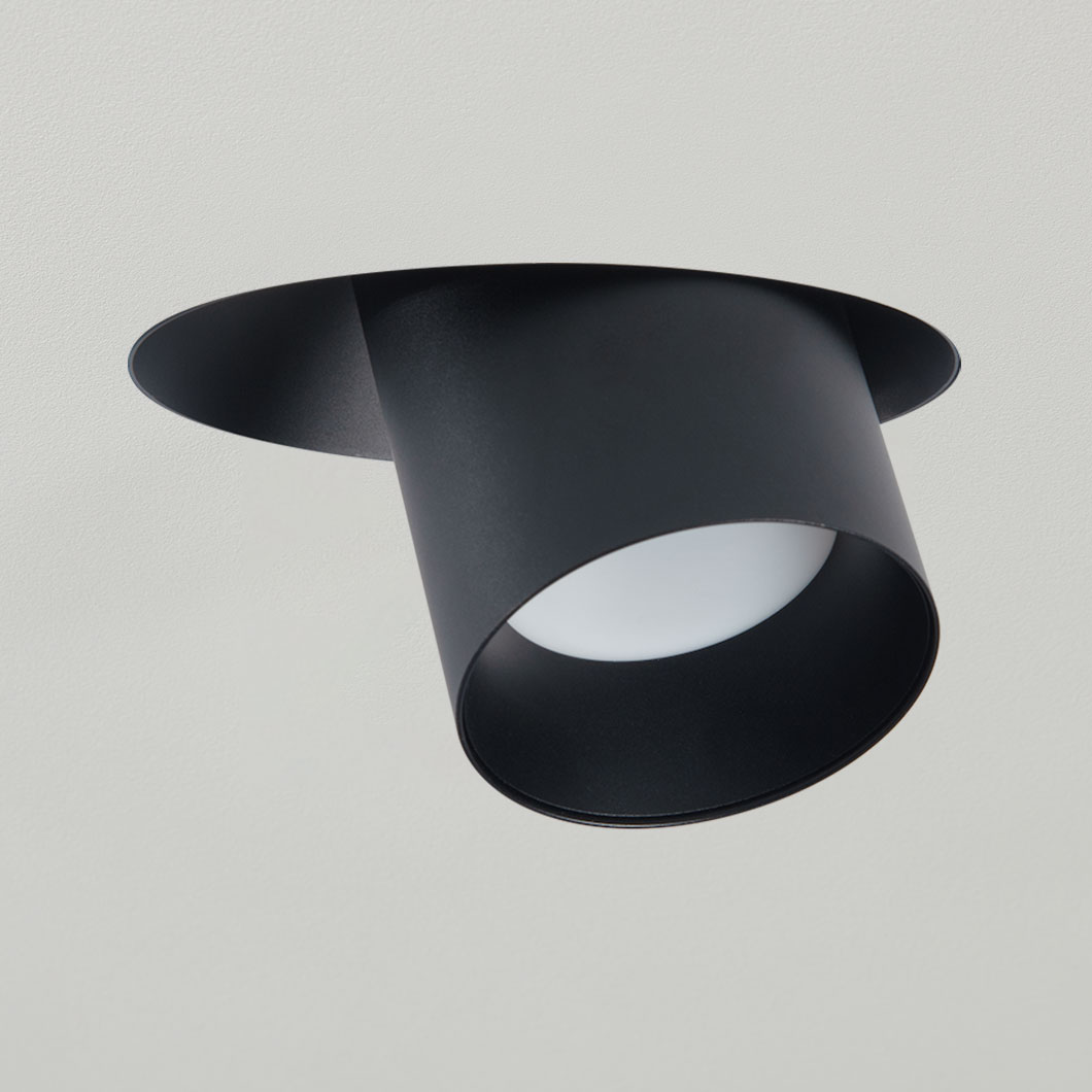 Prado Light Only + Motion Long Trimless Plaster-In Adjustable Recessed Downlight| Image:3