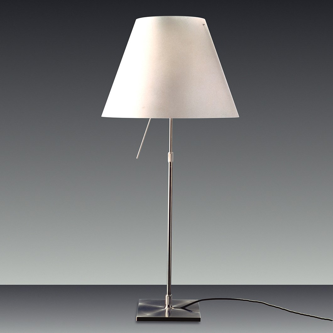 Clearance Luceplan Costanza White Table Lamp Darklight Clearance Luceplan Costanza White Table Lamp Darklight