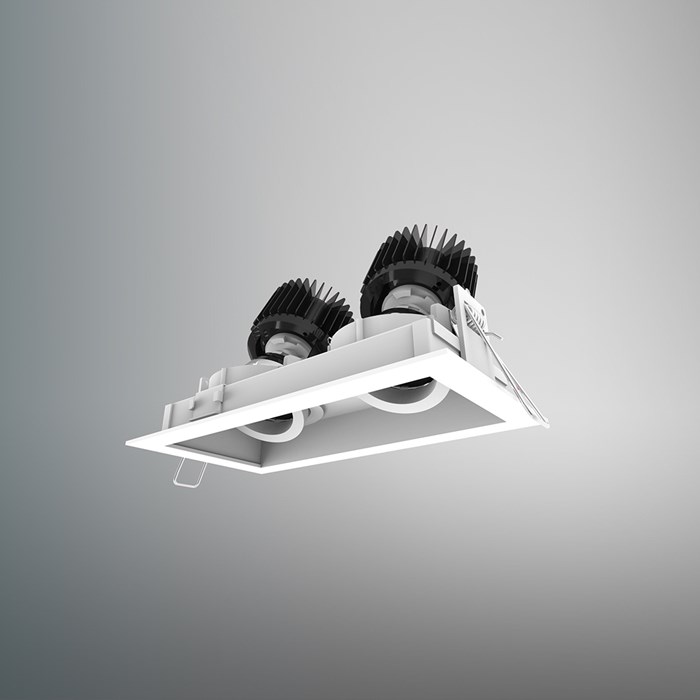 DLD Eiger 2 True Colour CRI98 LED Recessed Adjustable Downlight - Next Day Delivery| Image:2