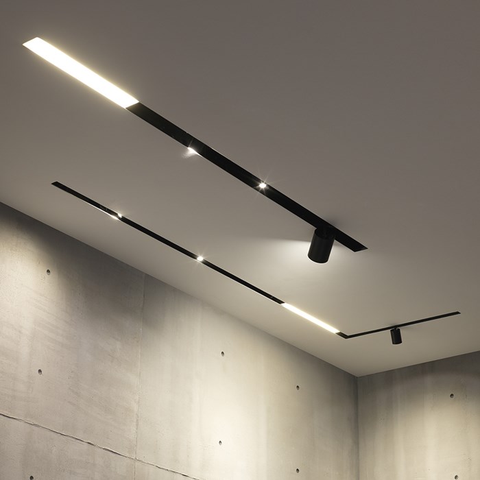 Flexalighting Maggy 36 Linear Plaster In Track System| Image:3