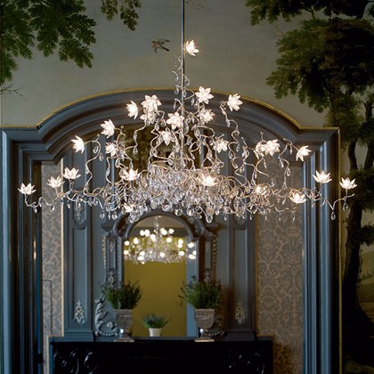 Harco Loor Design Jewel Chandelier Oval Pendant