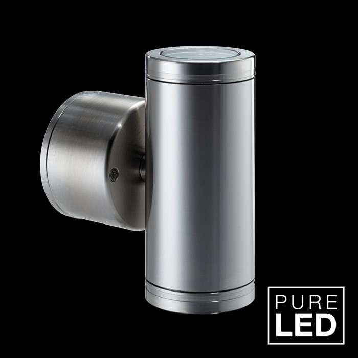 Hunza Pure LED Pillar Lite Retro Exterior IP66 Wall Light| Image : 1