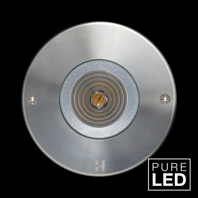 Hunza Pure LED Step Lite Round Exterior IP66 Low Level Light