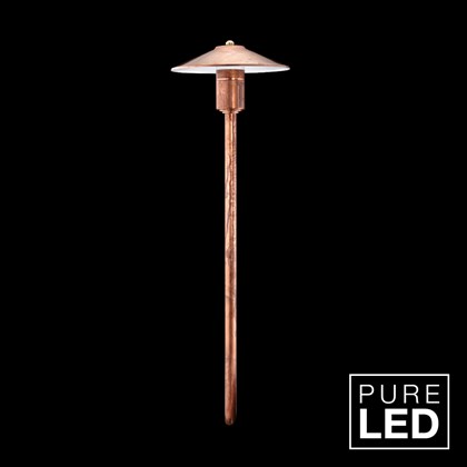 Hunza Pure LED Tier Lite Exterior IP66 Spike Mounted Bollard Light