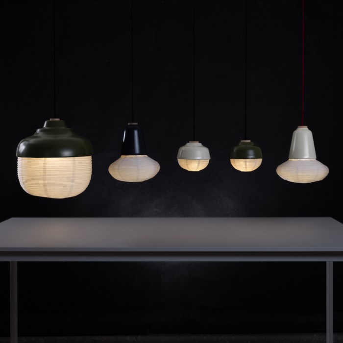 CLEARANCE Kimu Design The New Old Light Small White Pendant| Image:8