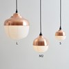 OUTLET Kimu Design The New Old Light Small White Pendant| Image:1