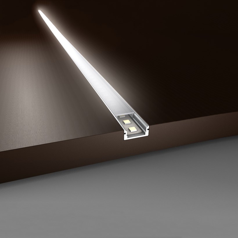LED Profilelement U Flat Niche Alu Profile | Darklight Design ...