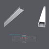 LED Profilelement AU Flat Niche Alu Profile| Image:0