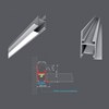 LED Profilelement FR14 Niche Alu Gap Profile| Image:0