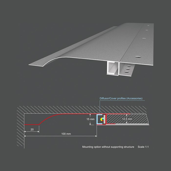 LED Profilelement R10-R Profile| Image:1