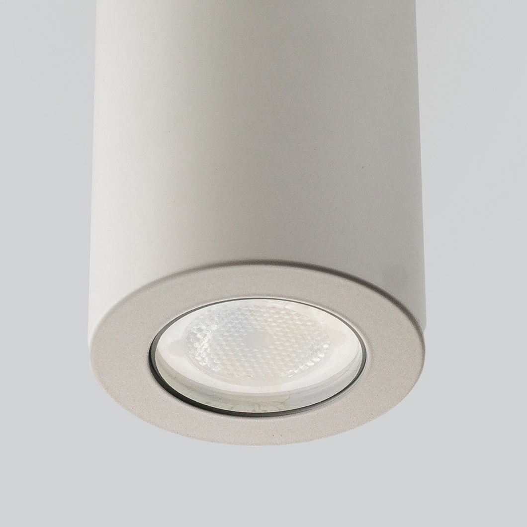 White outdoor sales ceiling light