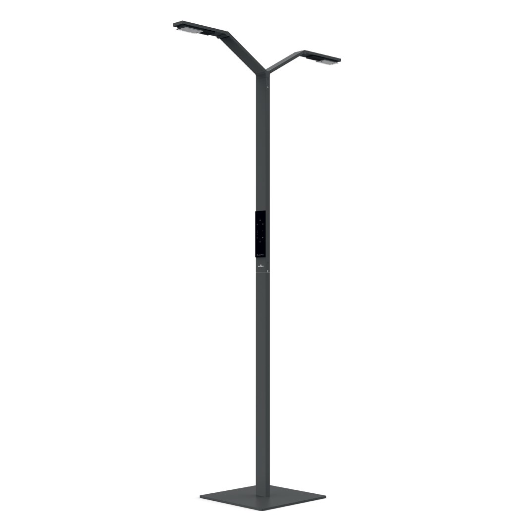 Luctra Linear Twin Human Centric Led Floor Lamp Darklight Design
