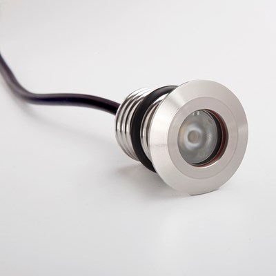 LuxR LED Modux 1 Round Recessed Exterior IP68 Path Light