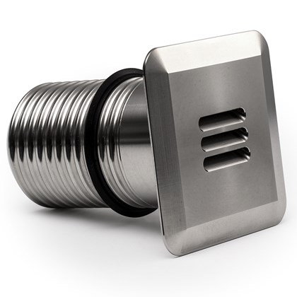 LuxR LED Modux 4 Louvre Large Recessed Exterior IP68 Step Light