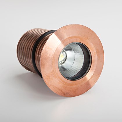 LuxR LED Modux 4 Round Recessed Exterior IP68 Uplight