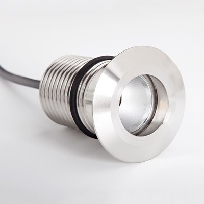 LuxR LED Modux 2 Round Recessed Exterior IP68 Uplight
