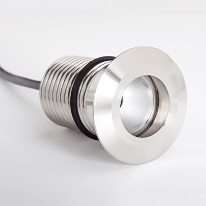 LuxR LED Modux 2 Round Recessed Exterior IP68 Uplight
