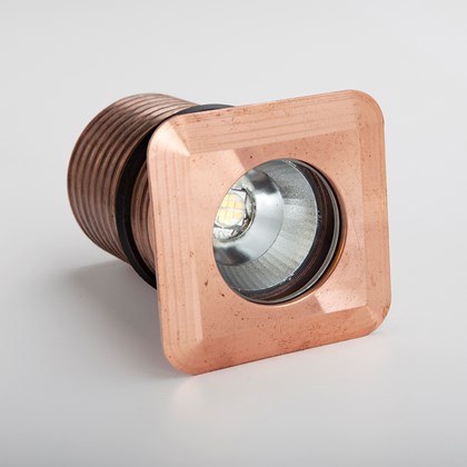 LuxR LED Modux 4 Square Recessed Exterior IP68 Uplight