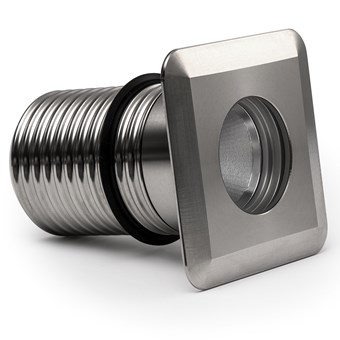 LuxR LED Modux 4 Square Large Recessed Exterior IP68 Uplight