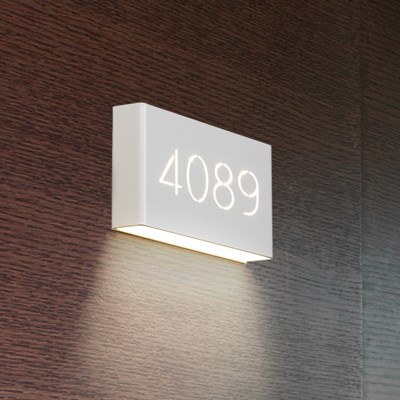 Milan Iluminacion O-Tel Numbered Wall Light