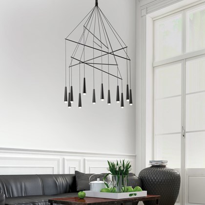 Morosini Mikado 12 Drop LED Pendant alternative image