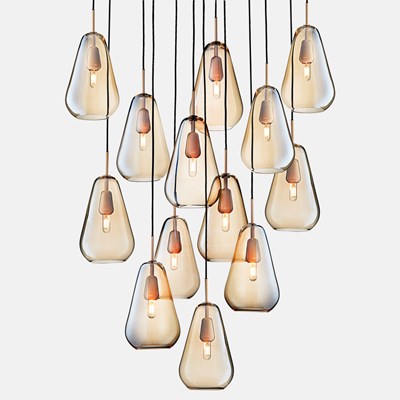Nuura Anoli 13 Glass Pendant