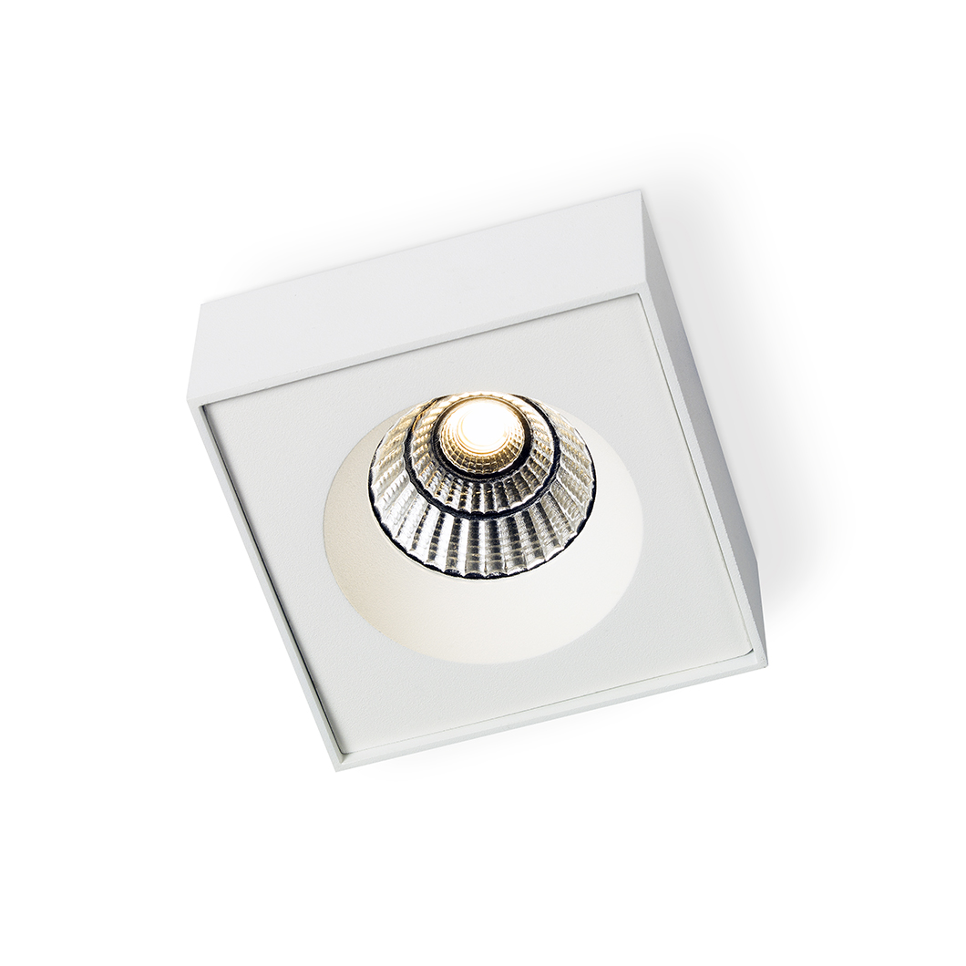 Orbit Cone Square Led Semi Recessed Ceiling Light