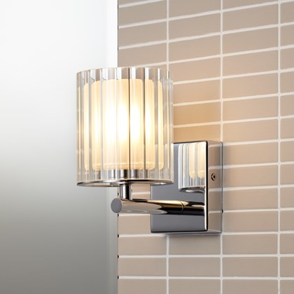 Tom Kirk Flute IP44 Wall Light alternative image