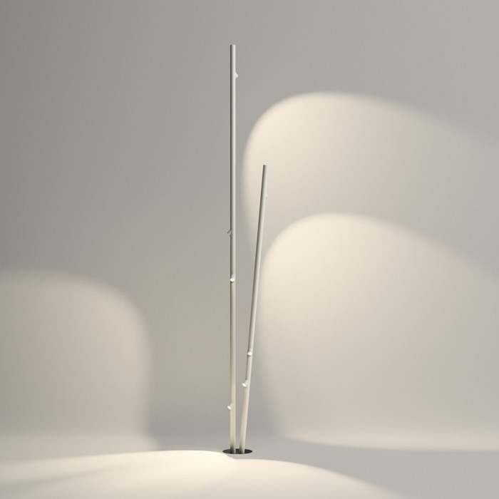 Vibia Bamboo Double Exterior Floor Lamp| Image:1