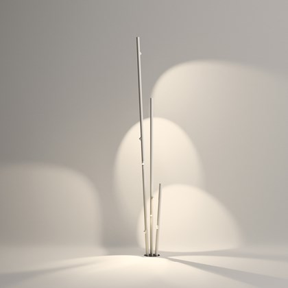 Vibia Bamboo Triple Exterior Floor Lamp