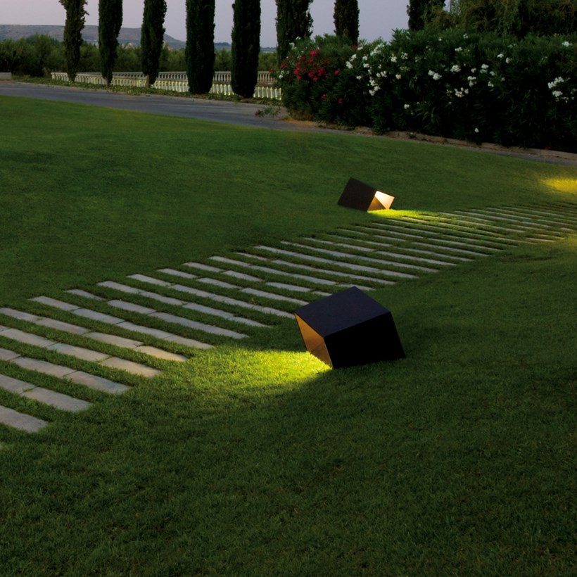 Vibia Bollards Vibia Break Floor Mounted Exterior Bollard | Darklight Design ...